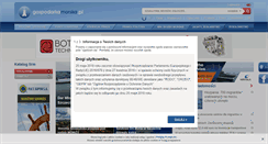 Desktop Screenshot of gospodarkamorska.pl